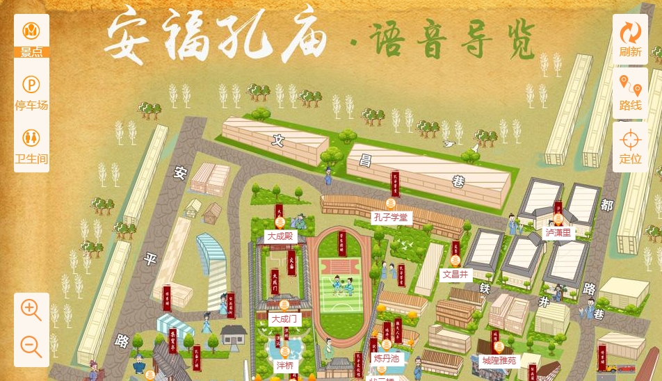 广东手绘地图：智慧景区智能化服务的延伸